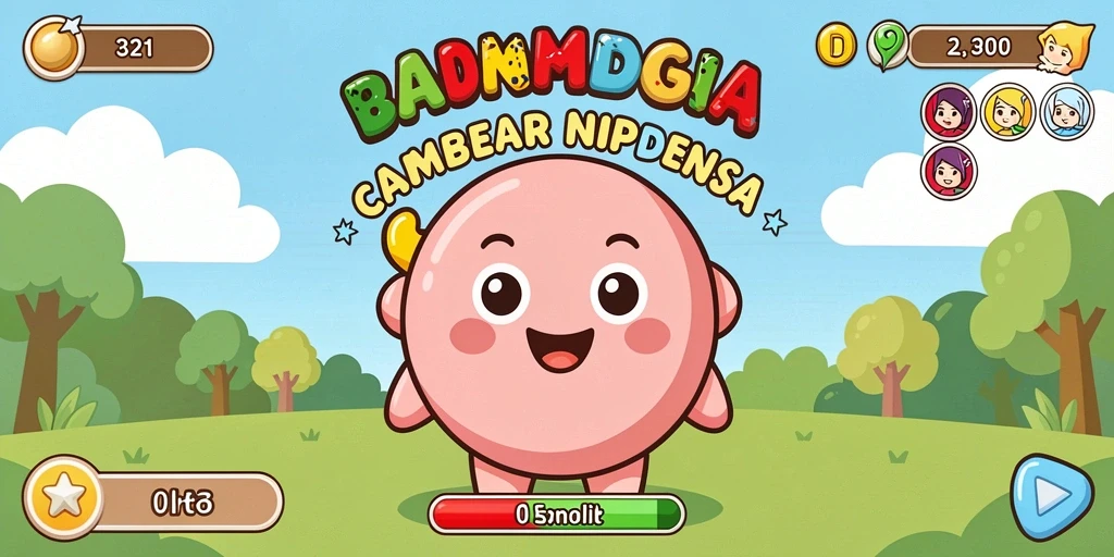 Sekilas pemandangan dunia game yang luas.