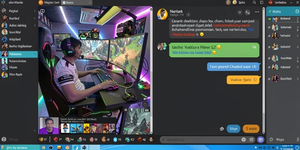 Fitur live chat untuk berinteraksi dengan pemain lain.