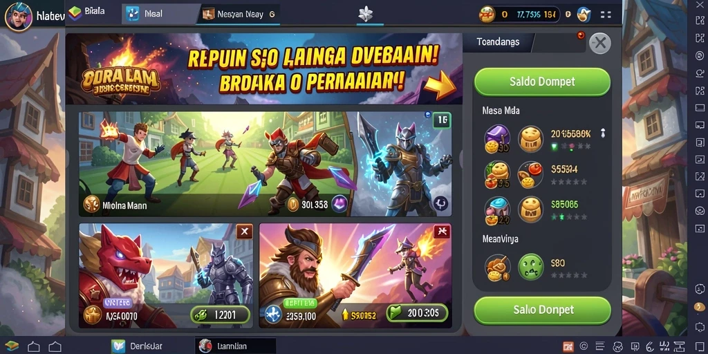 Level yang menantang dan penuh petualangan.