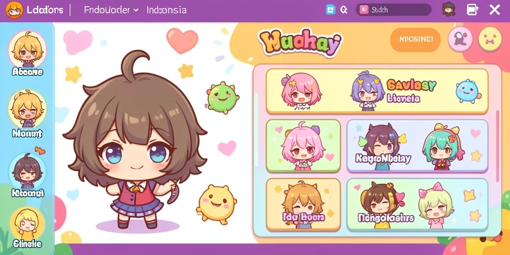 Tampilan mode permainan yang seru dan interaktif.