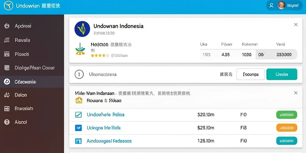 Antarmuka pengguna yang intuitif dan mudah digunakan.