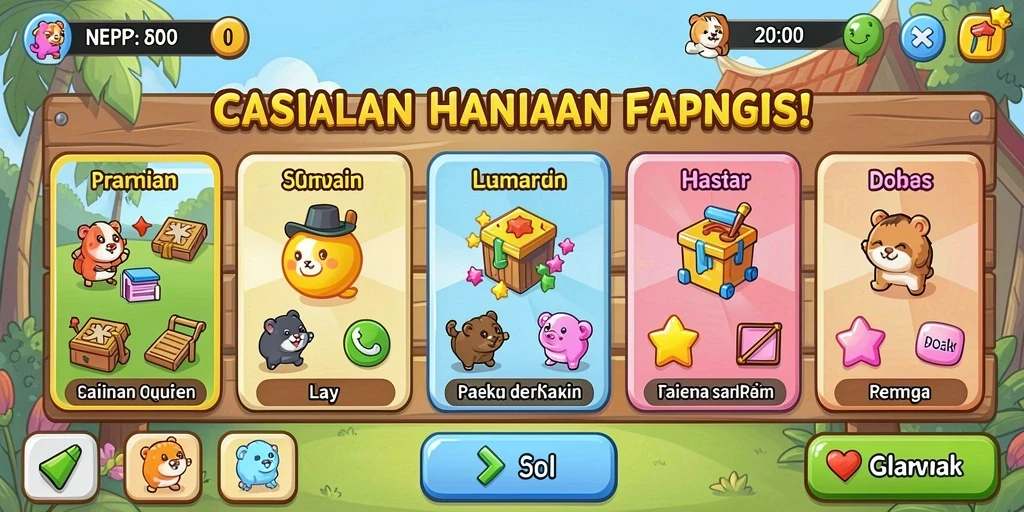 Screenshot menampilkan mode permainan yang seru.