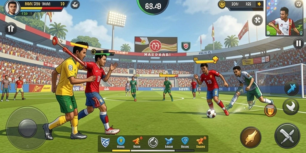 Mode multiplayer untuk bersaing dengan teman.